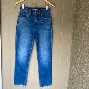 Madewell the perfect vintage crop jeans